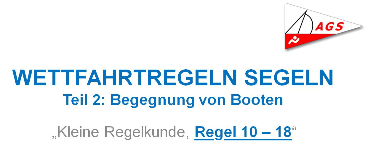 Wettfahrtregeln Segeln